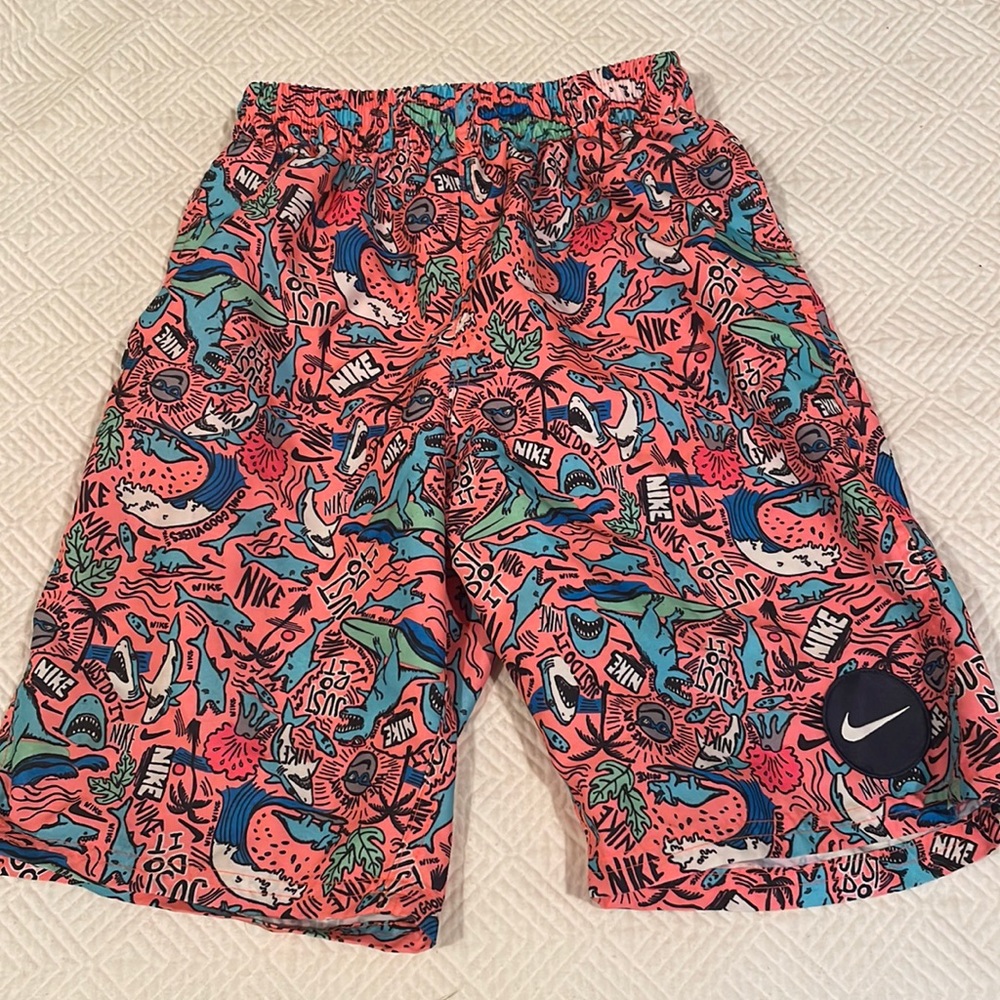 Nike swim trunks.